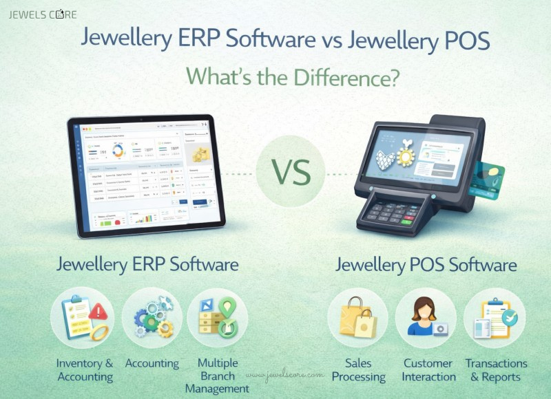 Jewels Core Jewellery ERP Software vs Jewellery POS Software